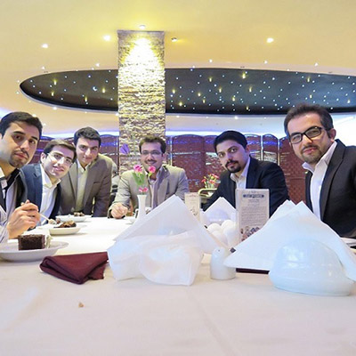 جشن سومین سالگرد شرکت در رستوران تهران پاریس